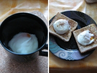 unikatissima Microwave Poached Egg